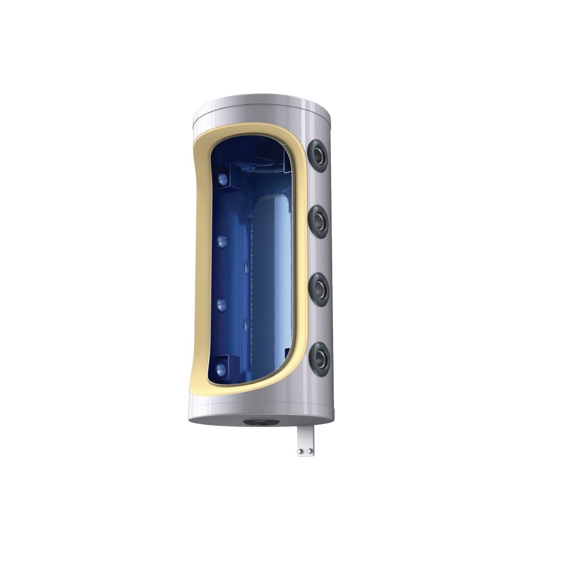 Tesy Επισμαλτωμένο Δοχείο Αδρανείας Buffer Tank EV 80 46 με Μεταλλικό Περίβλημα – 80lt