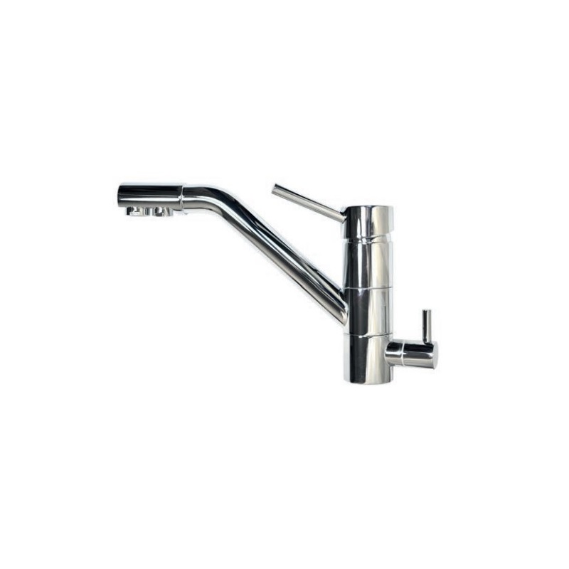 Proteas Filter Τρίοδη Βρύση Χρωμέ Χαμηλή PF-FAU-3WCP-SH