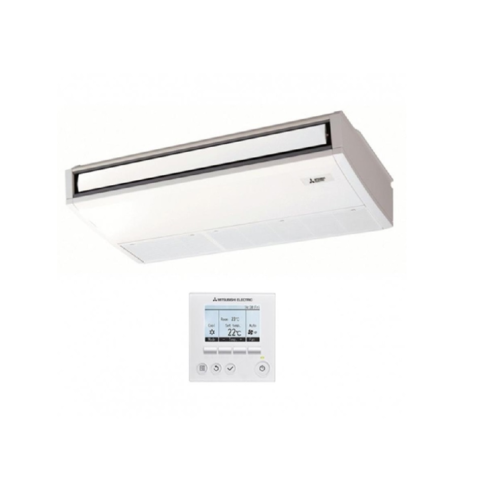 Mitsubishi Κλιματιστικό Οροφής Εμφανούς Τύπου Standard Inverter PCA-M125KA/PUZ-SM125YKA Τριφασικό – 44000Btu